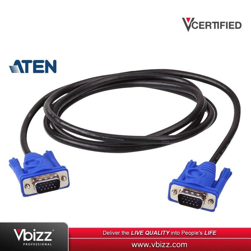 Cable VGA con audio de 1,8 m - 2L-2402A, ATEN Cables VGA