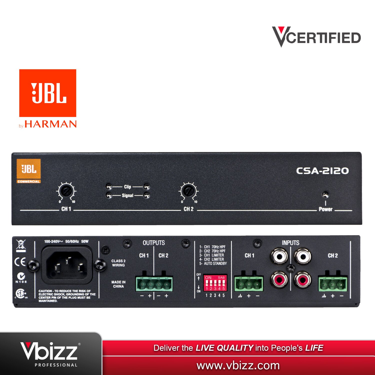 Amazon.com: JBL Professional CSA2120 Commercial Series Two