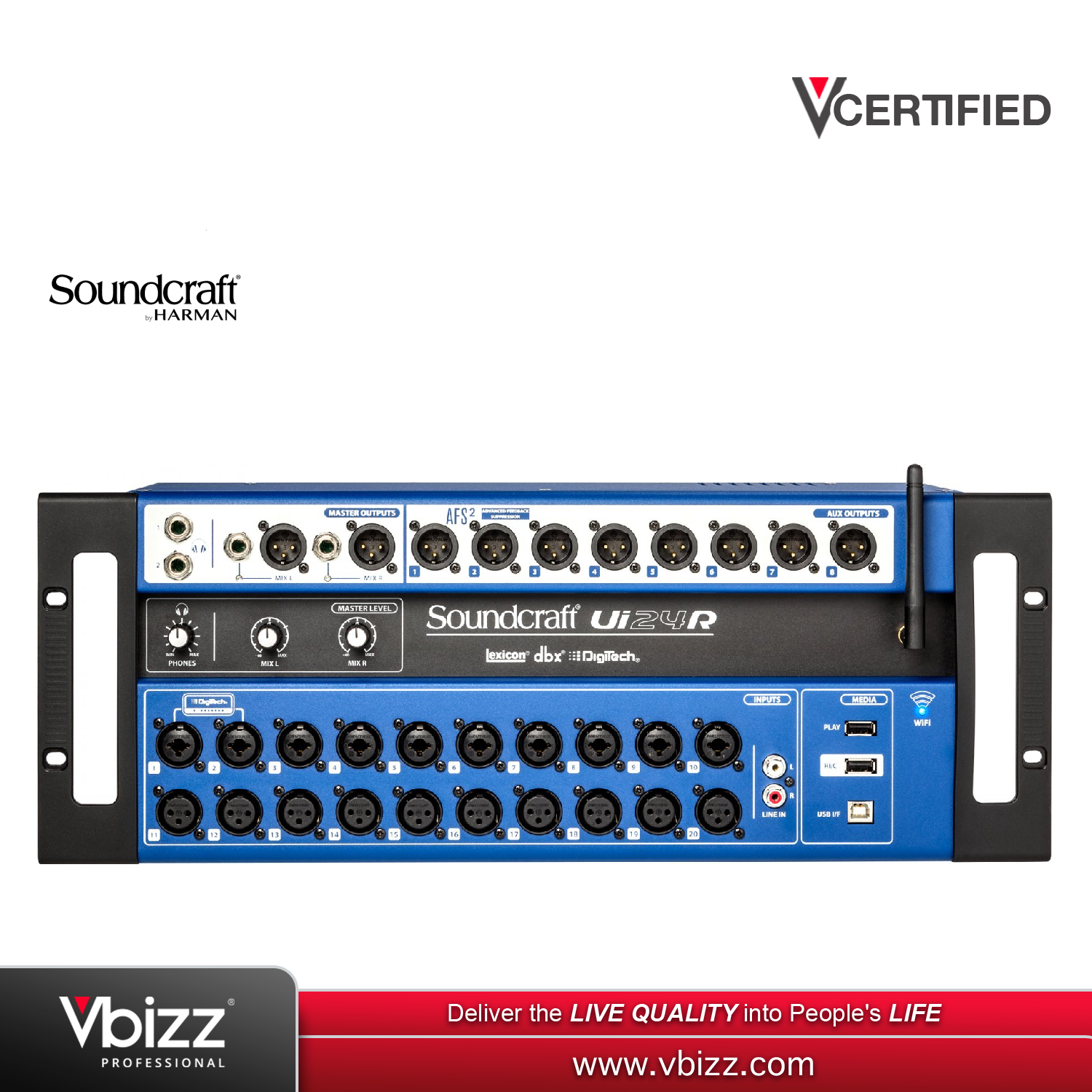 Soundcraft UI24-R Audio Digital Mixer | Vbizz