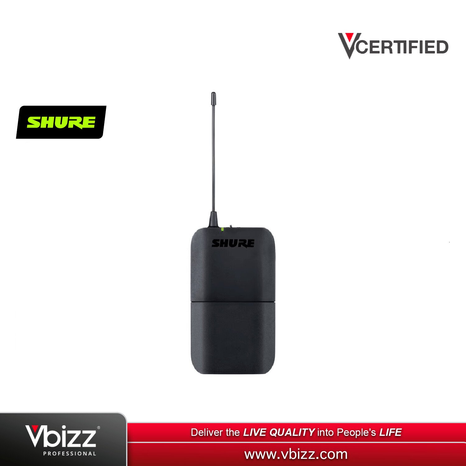 Shure BLX1 Bodypack Transmitter | Vbizz