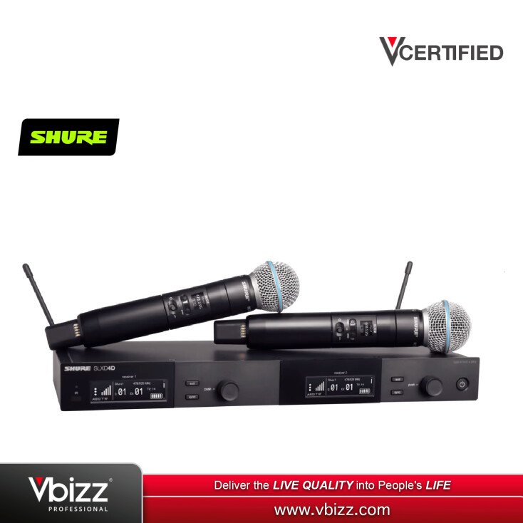 Shure SLXD24DA / B58 Digital Wireless Handheld Microphone System