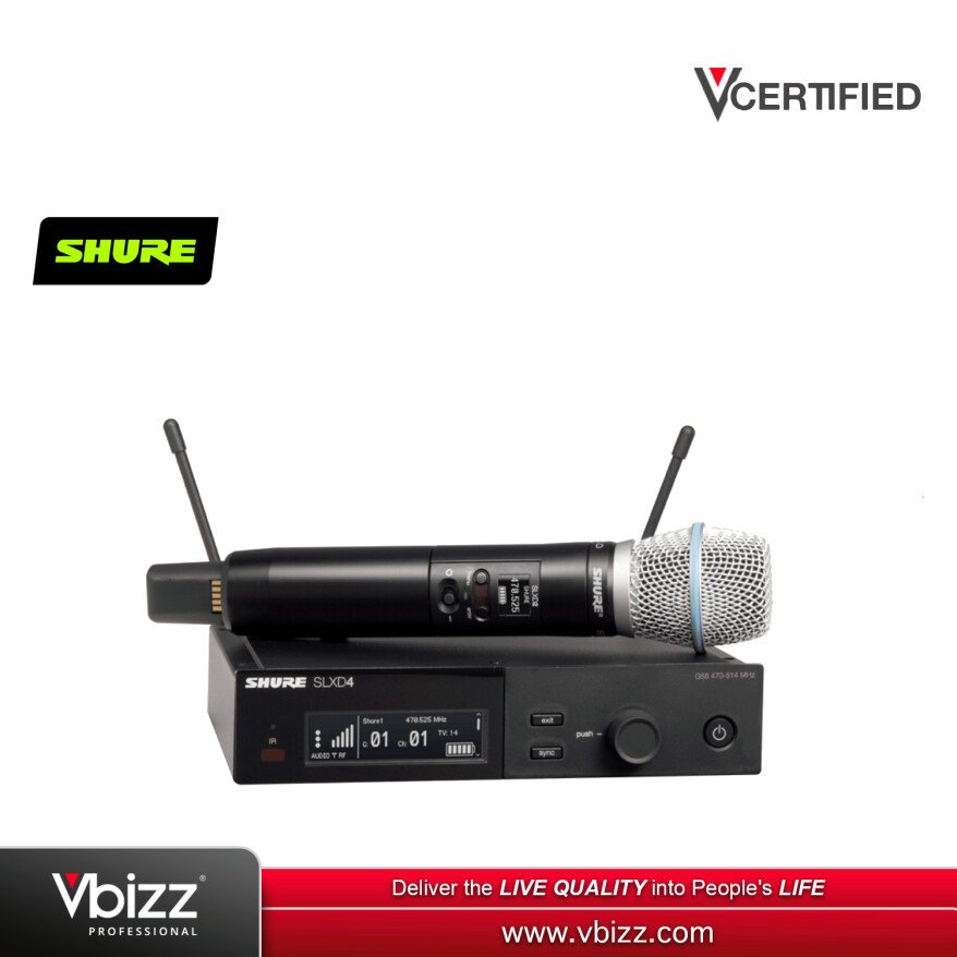 Shure SLXD24A / B87C Digital Wireless Handheld Microphone System