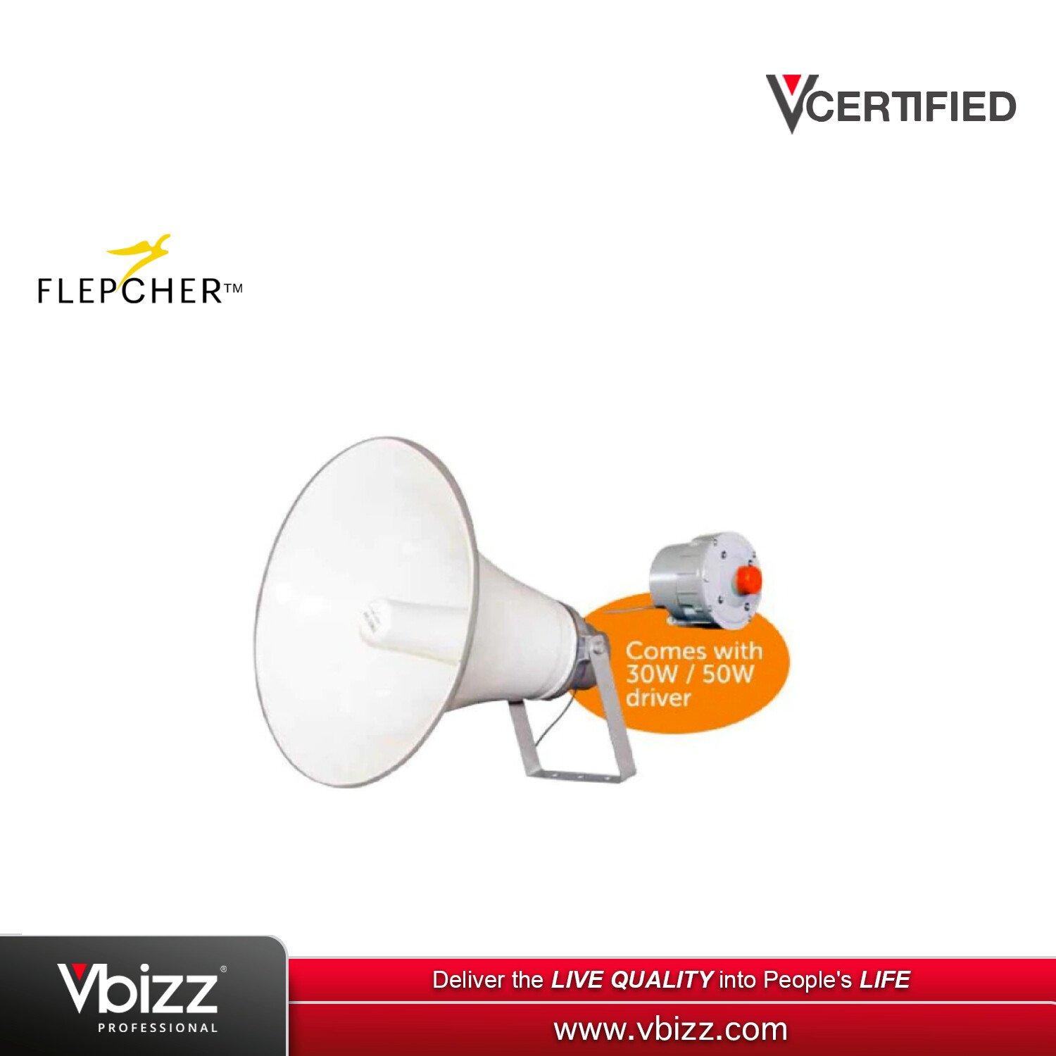 FLEPCHER HS5002 50W 20'' Horn Speaker | Vbizz