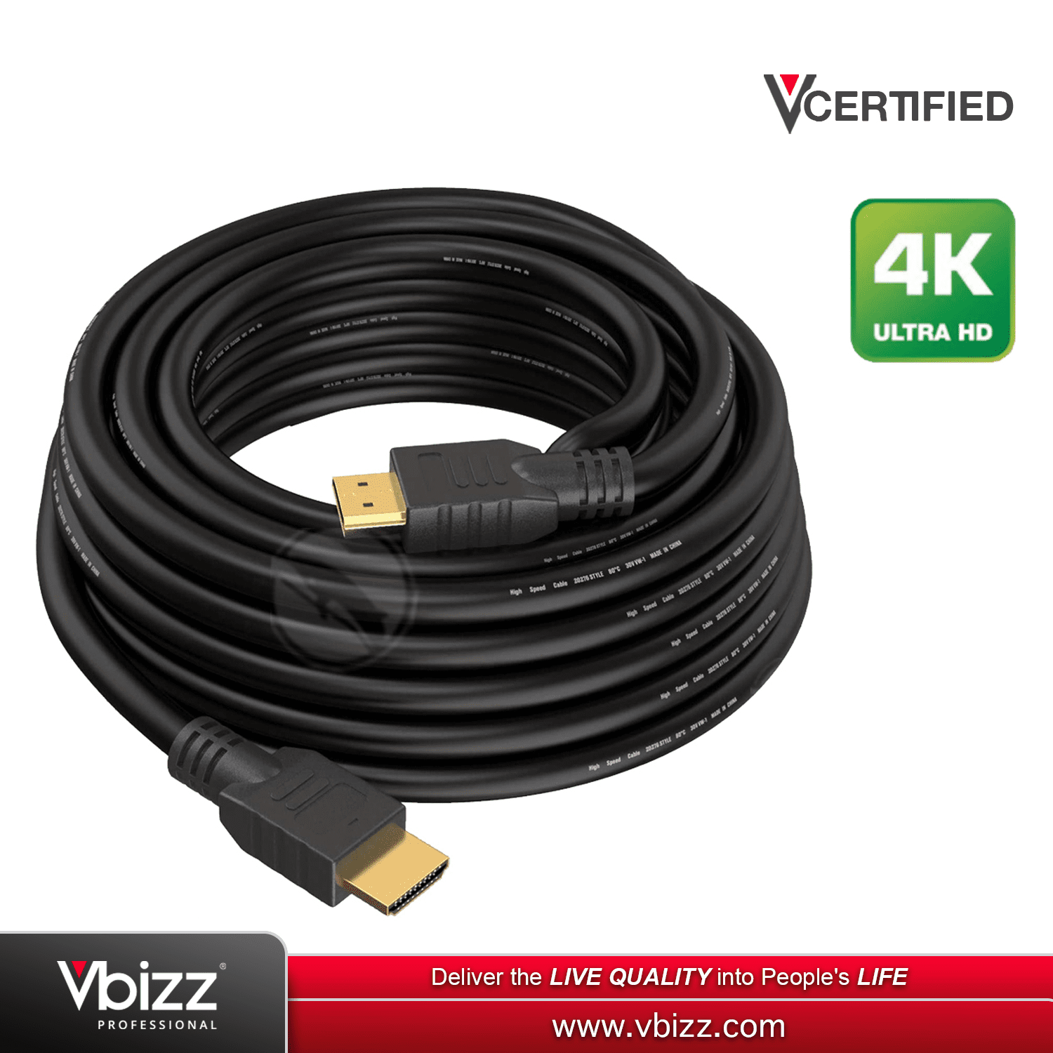 Techly Câble HDMI-HDMI 1.4 Ethernet 3D 4K 10m Blanc