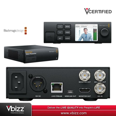 Blackmagic Design Web Presenter for High-Quality Live Streaming | Vbizz