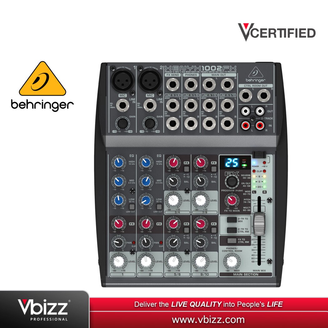 BEHRINGER ベリンガー XENYX 1002FX Amazon.co.jp: Behringer アナログミキサー 10チャンネル エフェクト