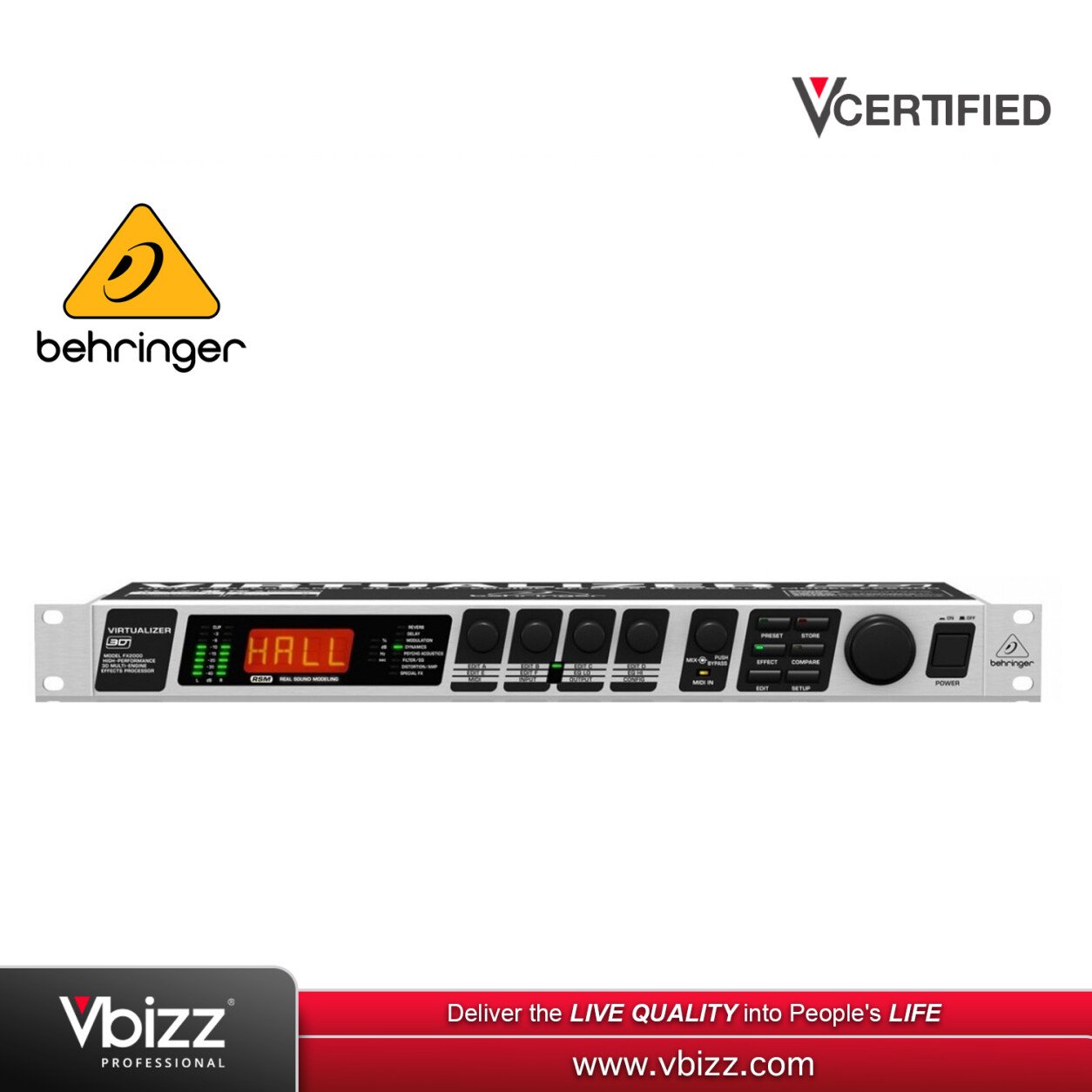 Behringer FX2000 Effects Processor for Professional Audio