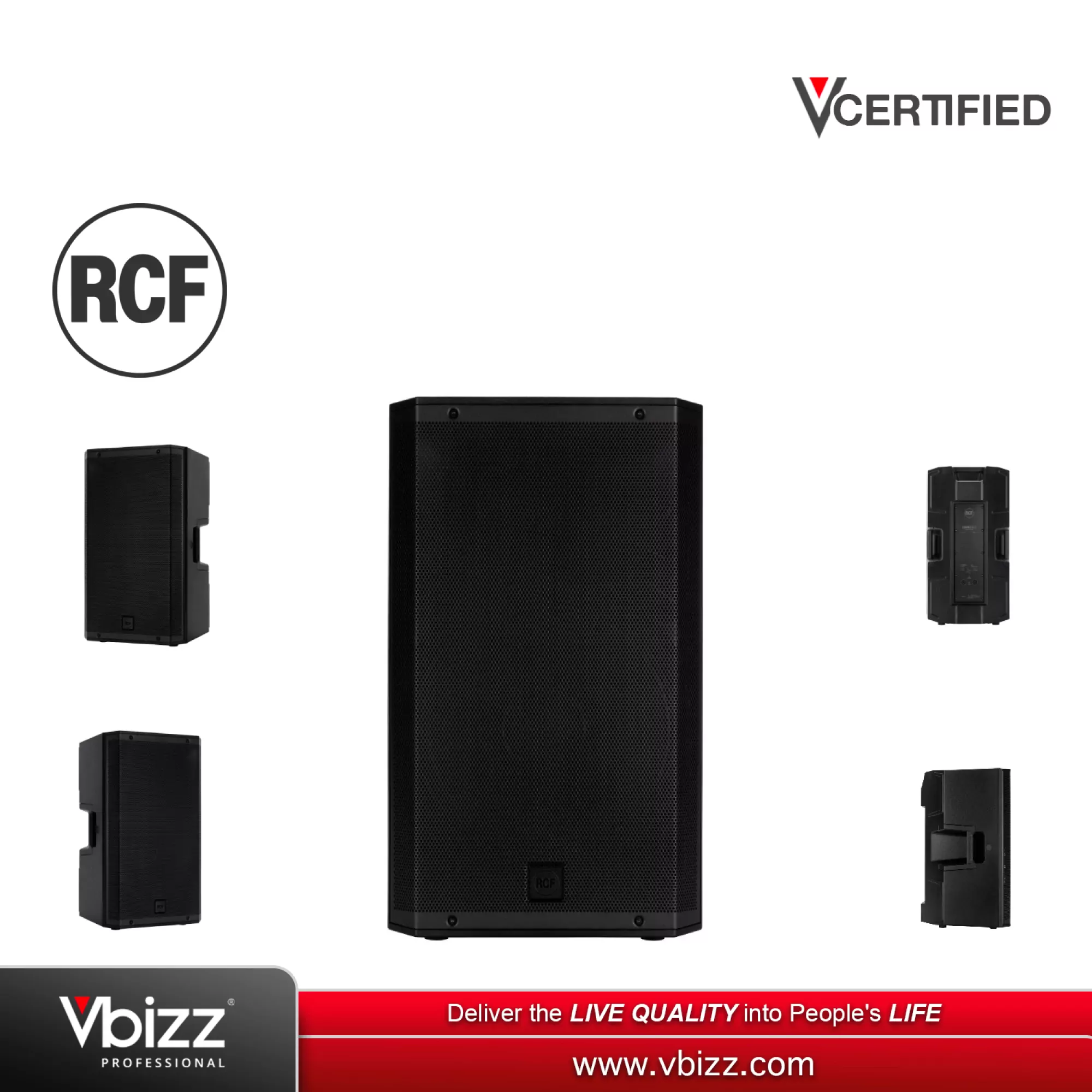 Rcf best sale passive speakers