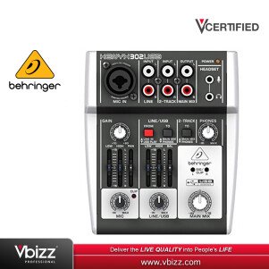 Behringer XENYX 302USB Mixer for High-Quality Audio Management | Vbizz
