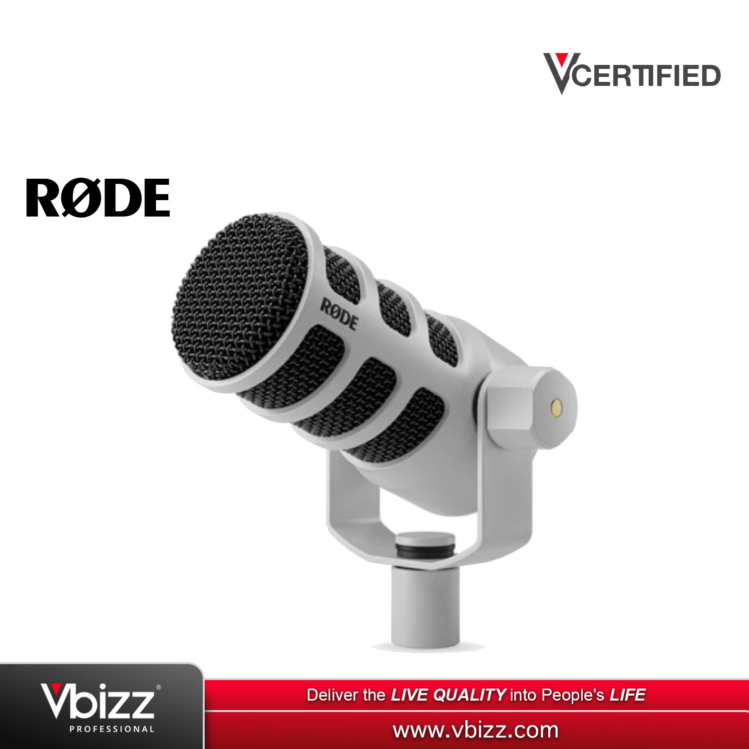 Rode PODMIC RODE PODMIC DYNAMIC PODCAST MICROPHONE XLR | PA