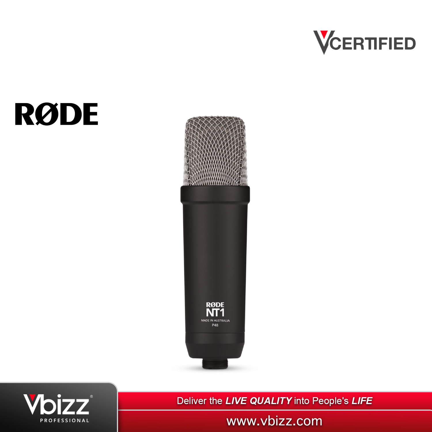 Rode NT1 Signature Series Professional Condenser Microphone