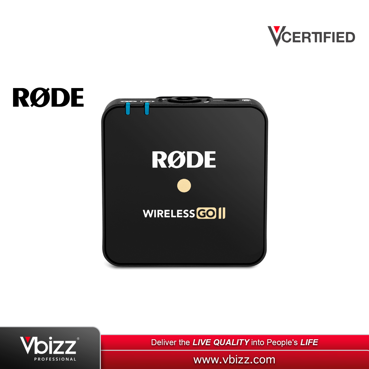 Rode Wireless GO II TX | Transmitter for the Wireless GO II Rode Wireless GO II TX | Transmitter for the Wireless GO II