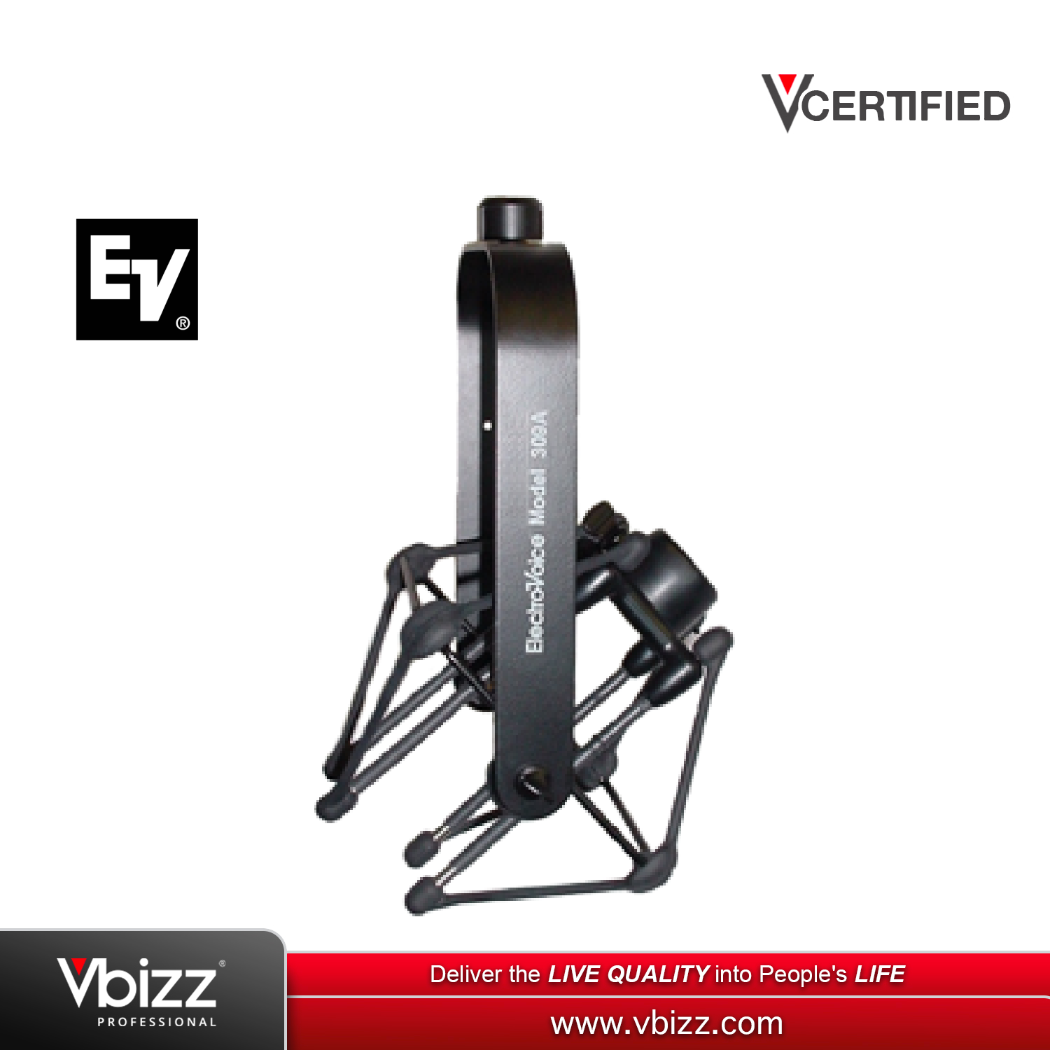 Electro-Voice 309A Suspension Shock Mount for Professional Audio 