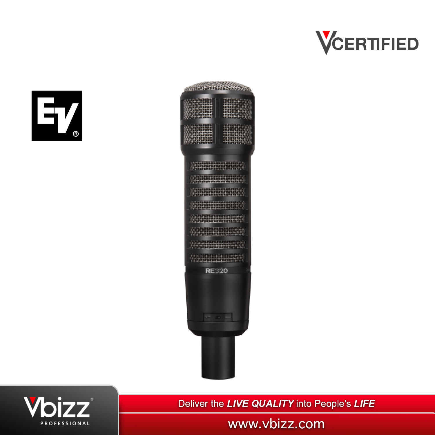 Electro-Voice RE320 Variable-D Dynamic Vocal & Instrument Electro-Voice RE320 Variable-D Dynamic Vocal & Instrument