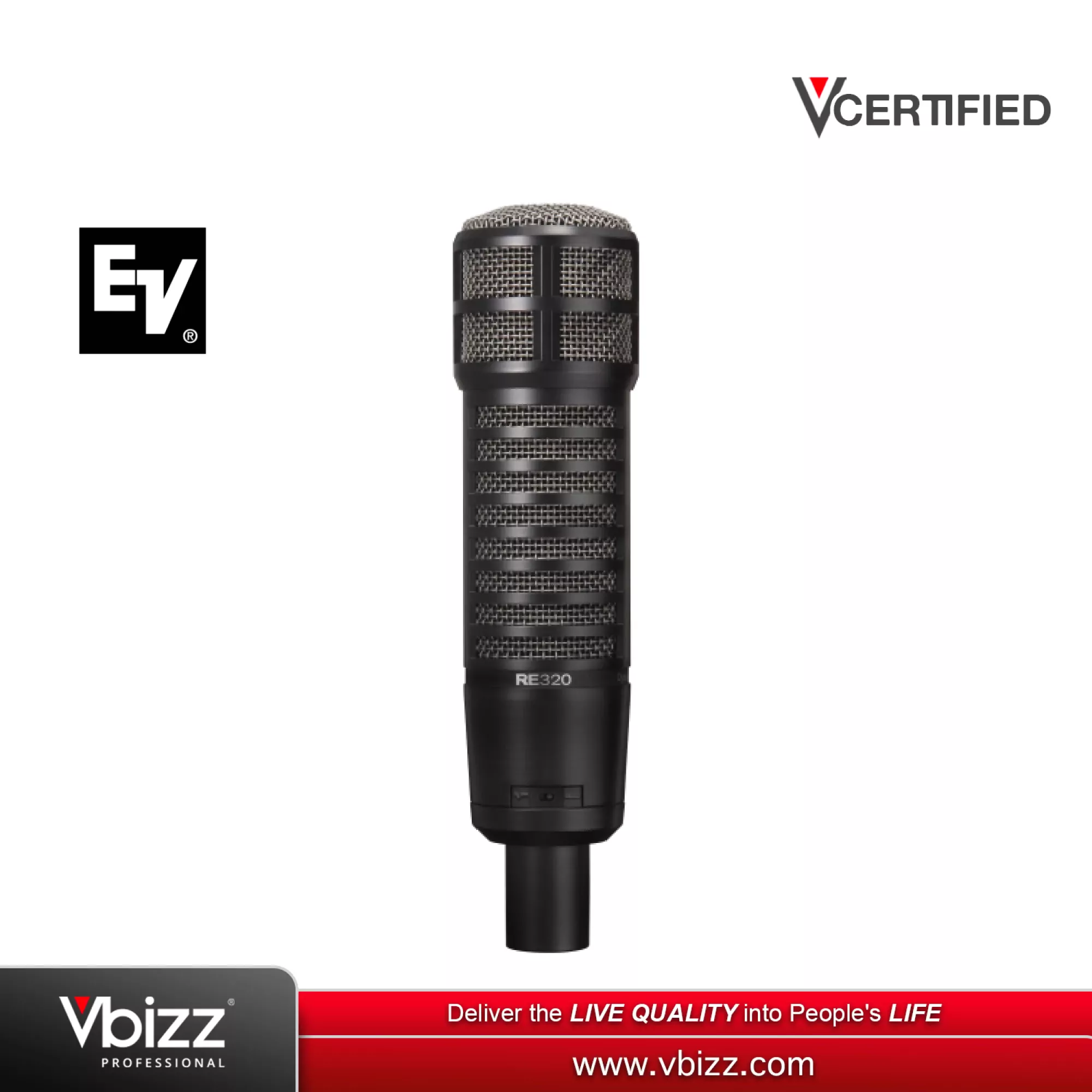 Electro-Voice RE320 Variable-D Dynamic Vocal & Instrument Microphone for  Exceptional Sound Performance | Vbizz