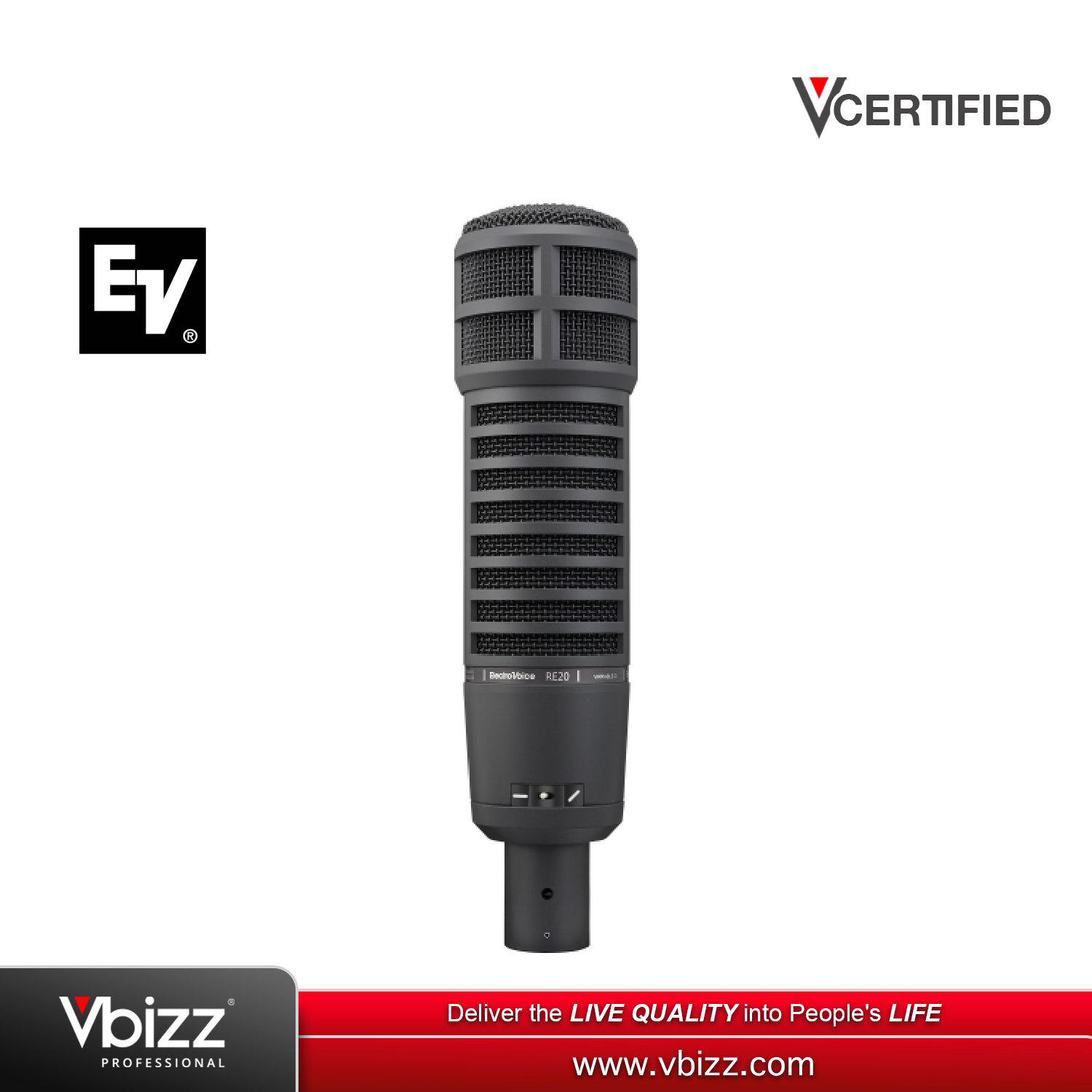 Electrovoice RE20 Dynamic Microphone | Pro Audio
