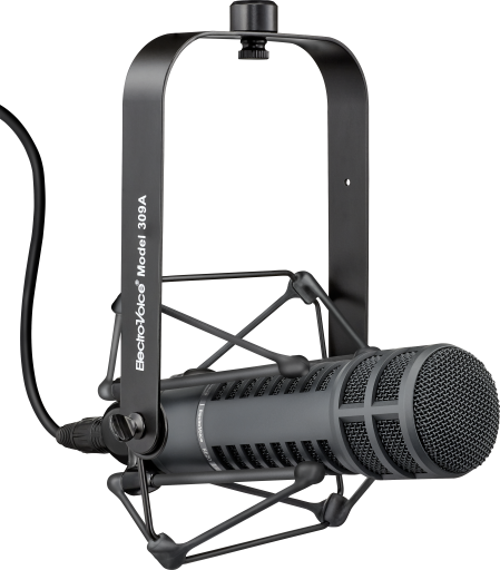 Electro-Voice RE20 BLACK Broadcast announcer's microphone with