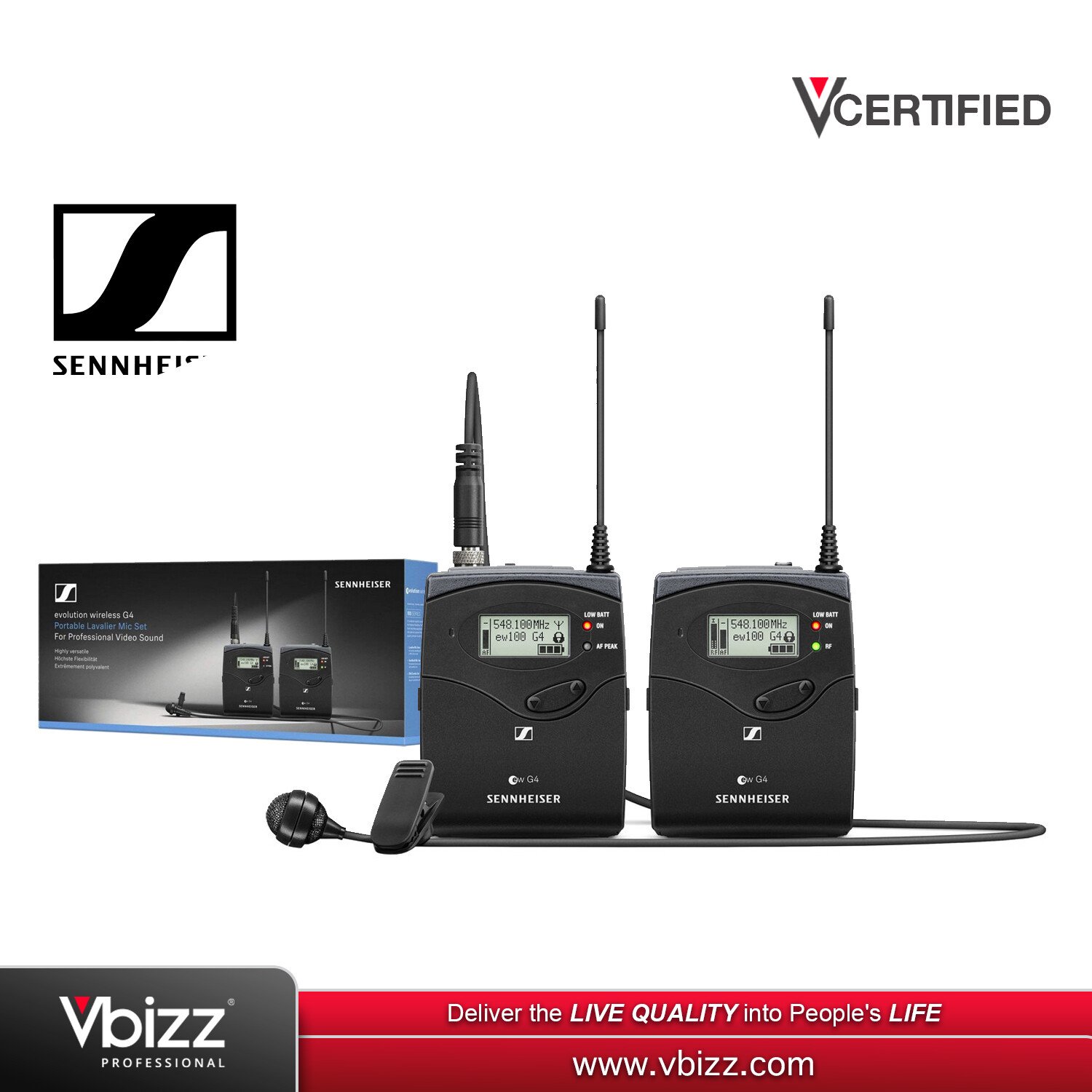 SENNHEISER EW 112P G4 Wireless Camera Microphone System Vbizz