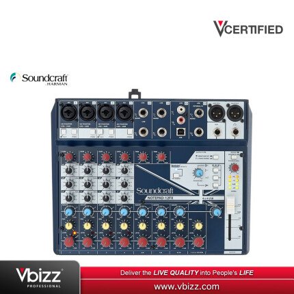 Soundcraft NOTEPAD 12FX Audio Analog Mixer | PA SYSTEM MALAYSIA