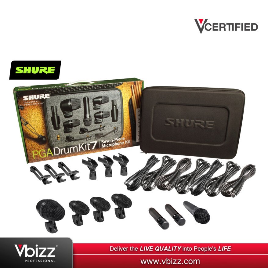 SHURE ドラム用マイクロホン 6本セット PGA DRUM KIT6 中古 Shure PGA Drumkit 7 Wired microphones set