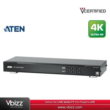 ATEN VM0404HA 4x4 4K HDMI Matrix Switch for Flexible Multi