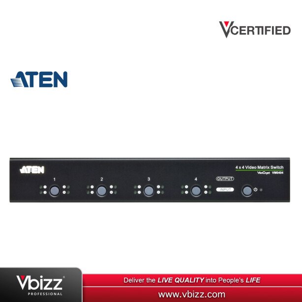 aten-vm0404-4x4-vga-audio-matrix-switch
