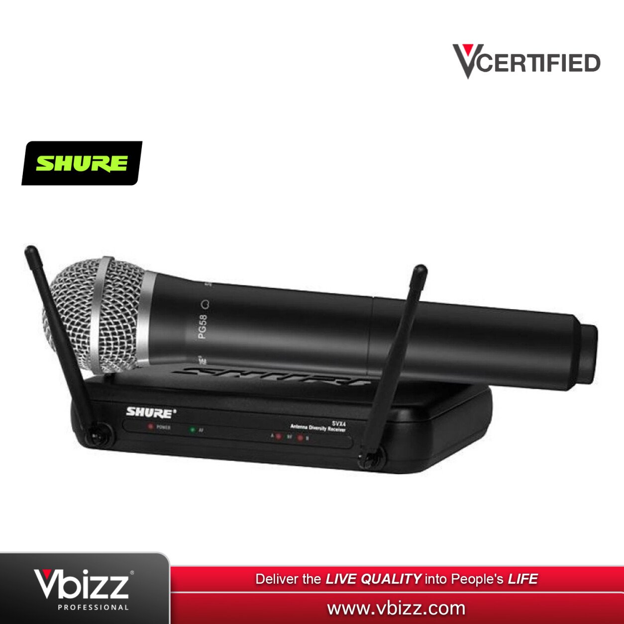 ☆SHURE SVX24J/PG58-JB1 + SVX2/PG28-JB1 ワイヤレスマイク