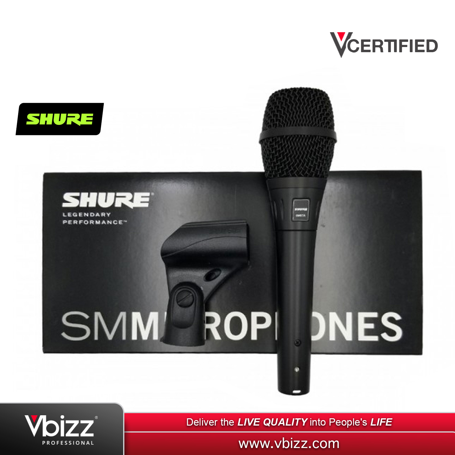 Shure SM87A Microphone SM 87 A Vbizz