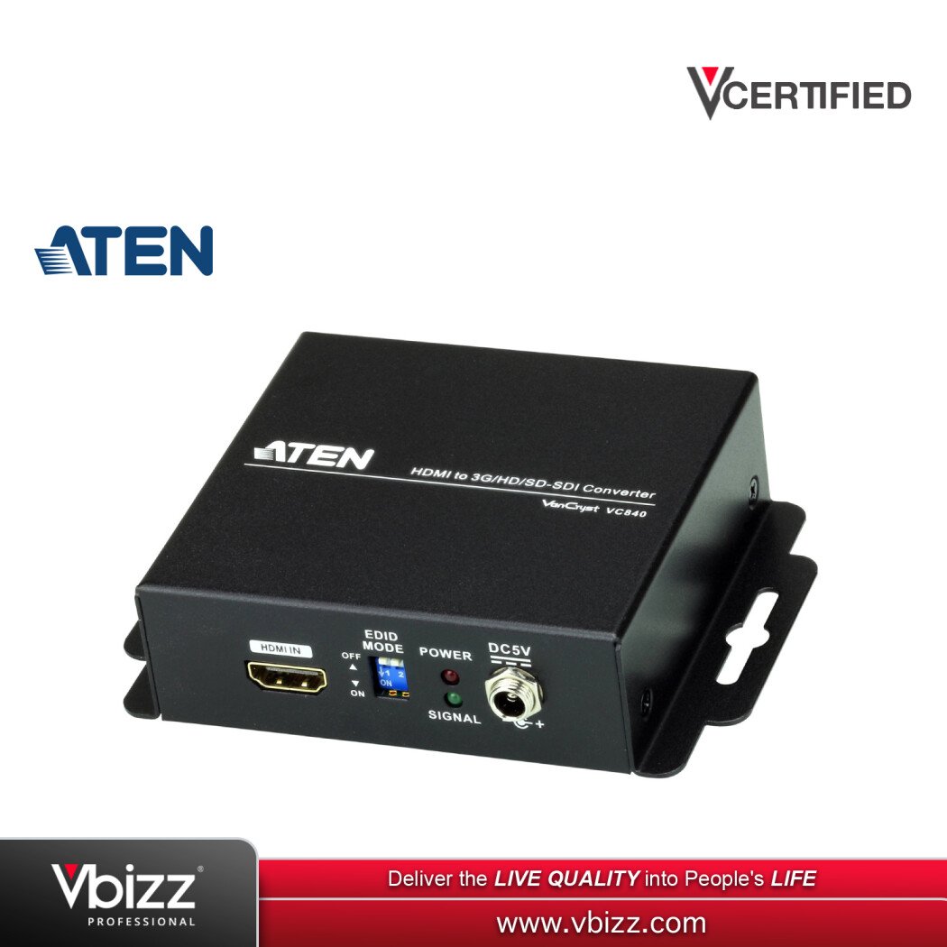 ATEN VC840 HDMI to 3G SDI Audio Converter for High-Quality Signal  Conversion | Vbizz