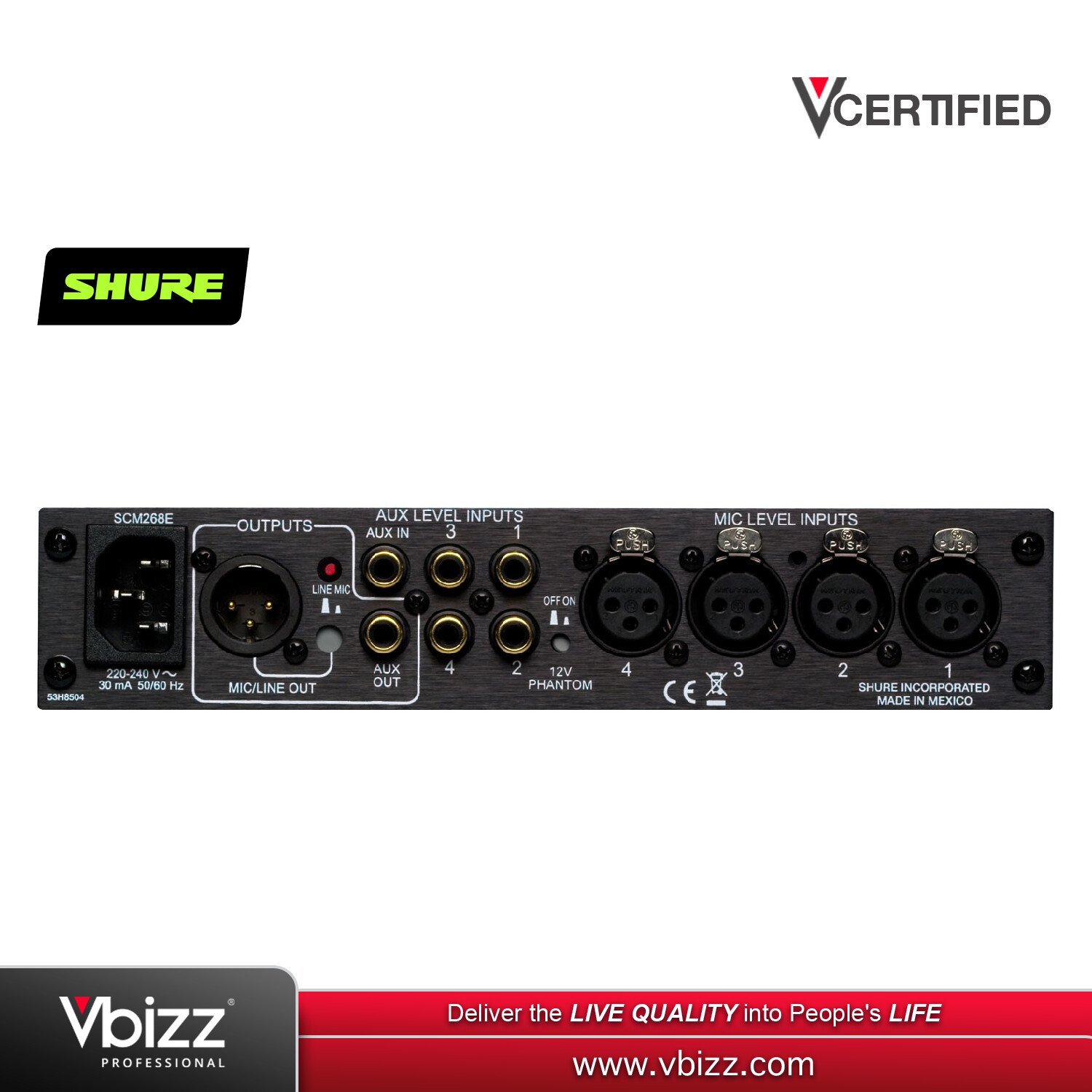SHURE くし SCM-268 ミキサー