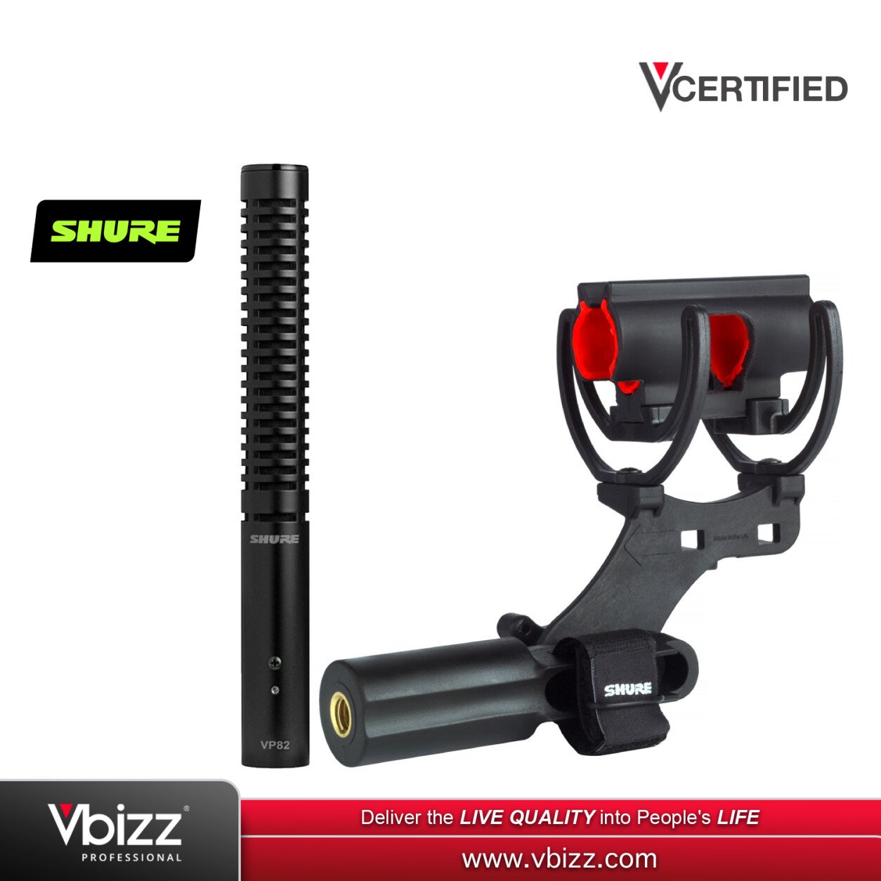 Shure VP82 / A89MCC Shotgun Microphone | Vbizz