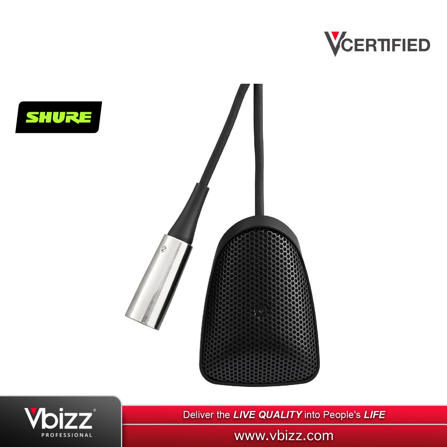 Shure MX393 / O Microflex Boundary Microphone (MX 393 O) |