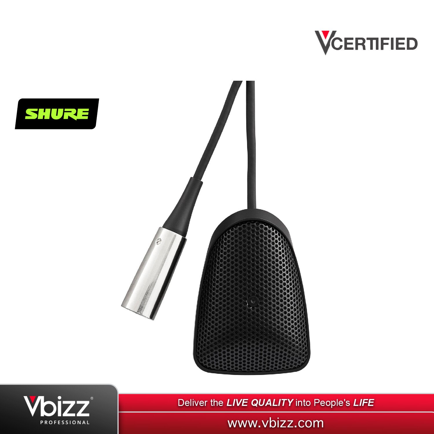 Shure MX393/O Microflex Omnidirectional Boundary Microphone