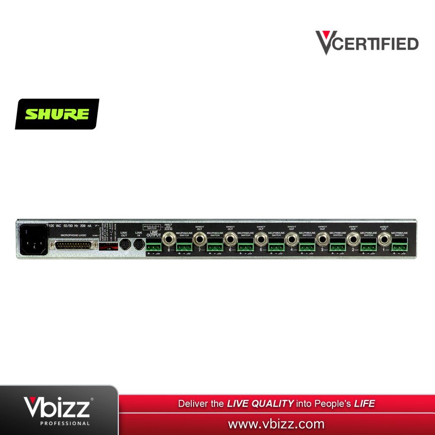 SHURE】シェアマイクロフォンミキサーSCM810