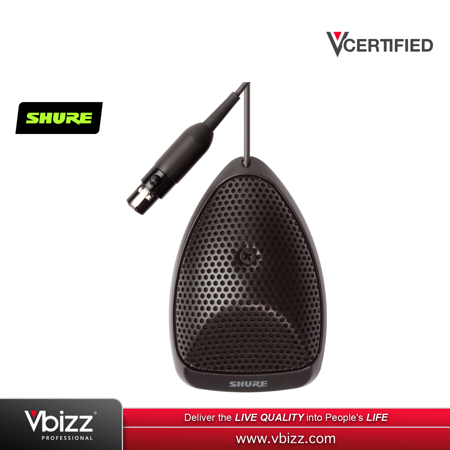 Shure MX393C Boundary Microphone (MX 393 C) | Vbizz