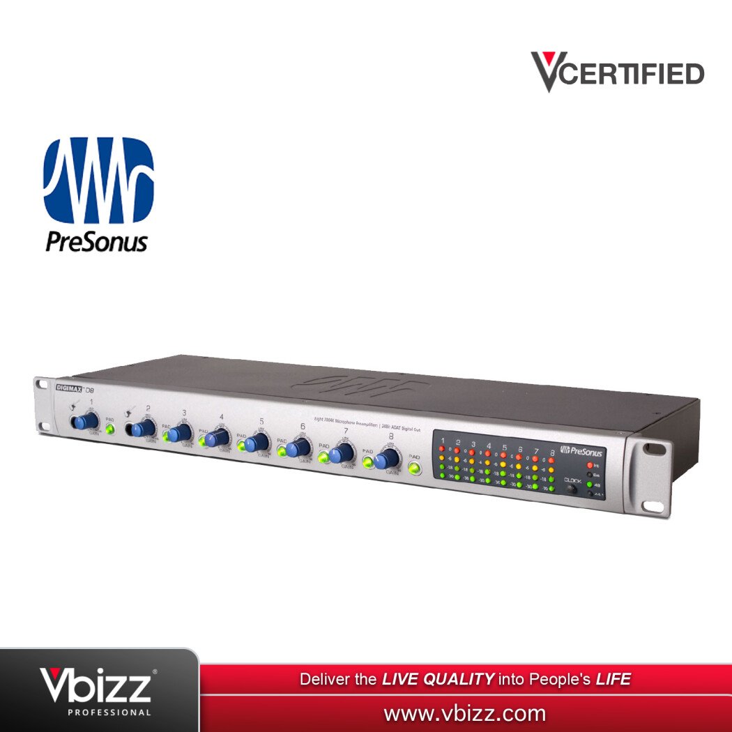 Presonus DigiMax D8 Microphone Preamp |