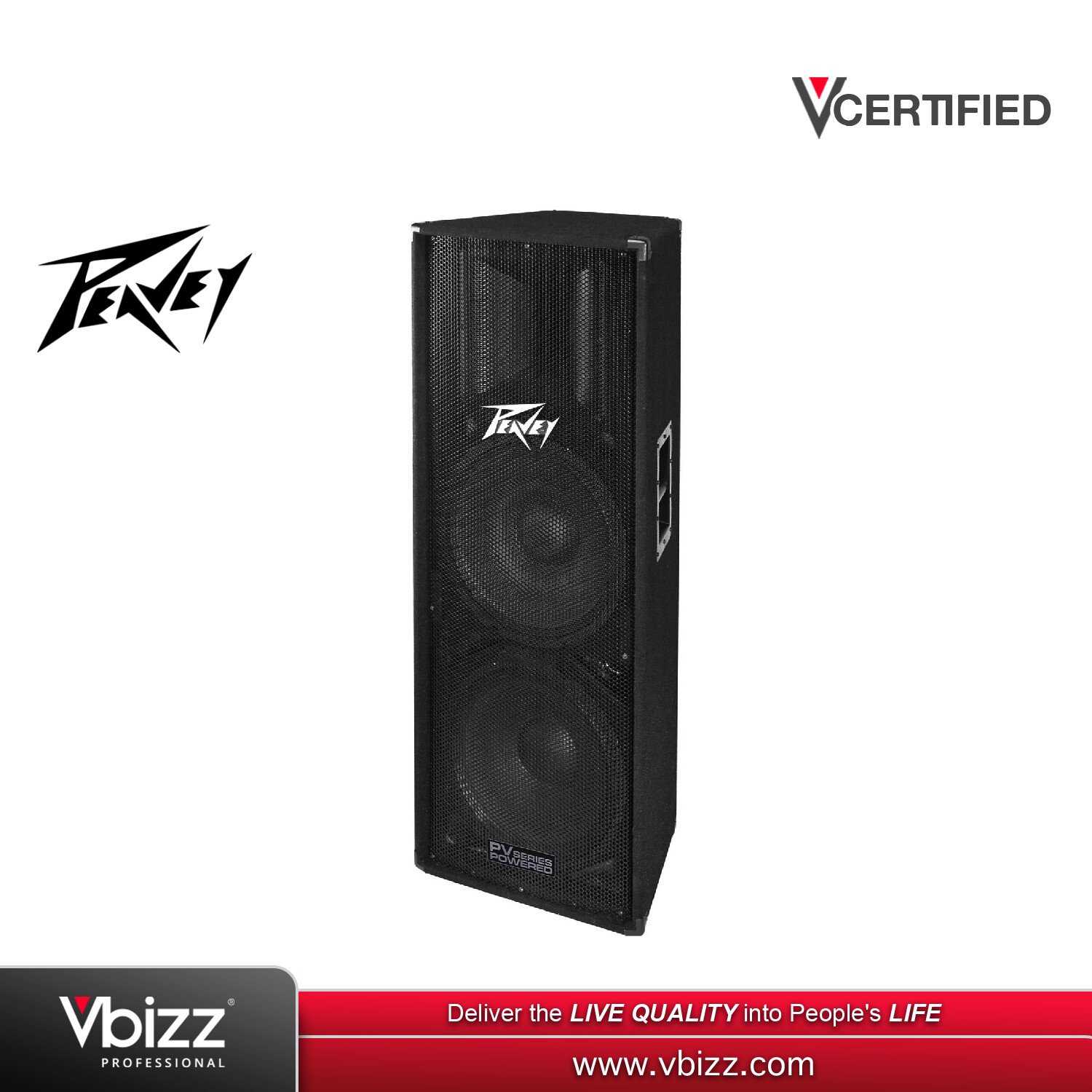 Peavey pv215d sale powered speaker