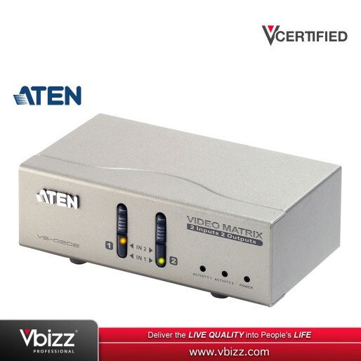 aten-vs0202-2x2-vga-audio-matrix-switch