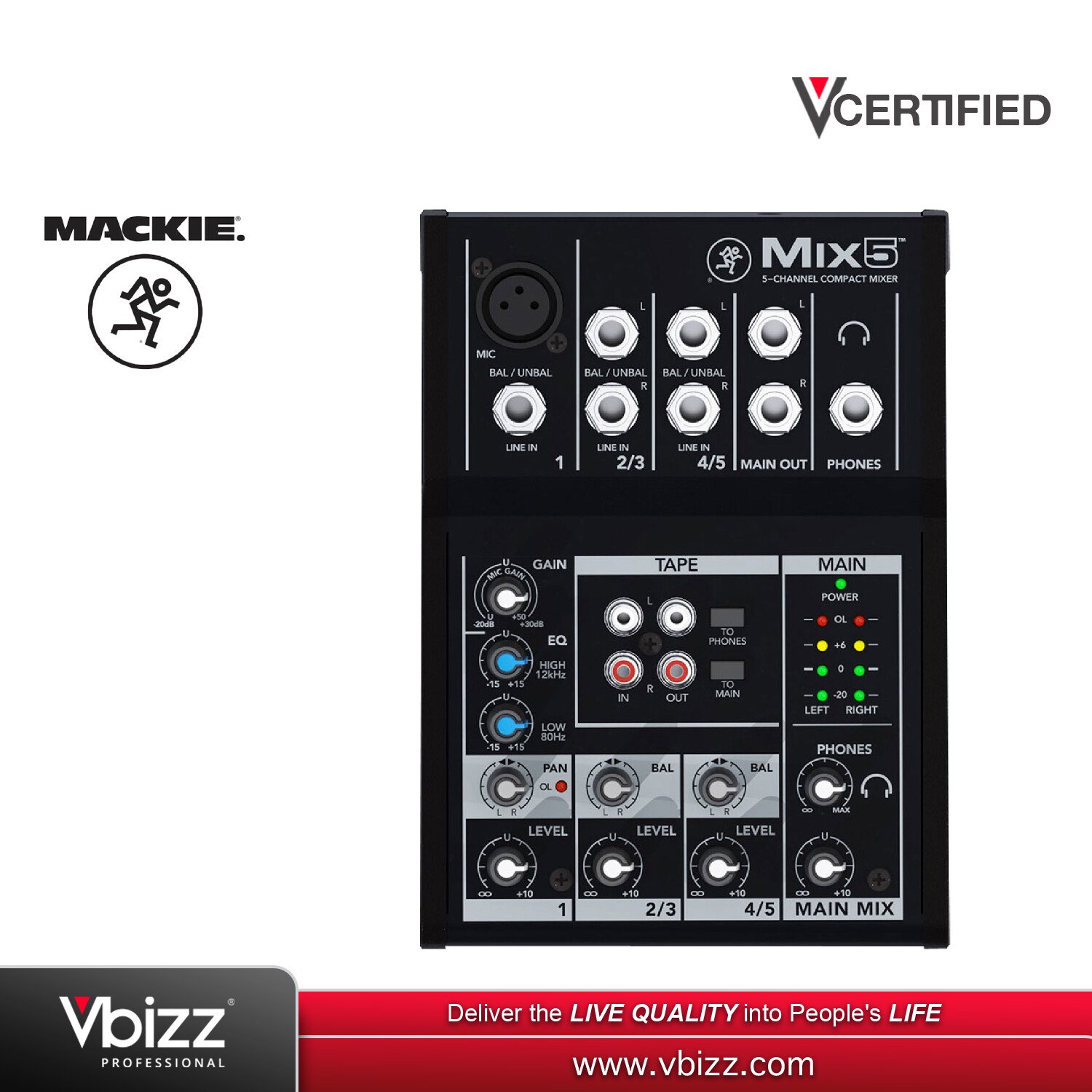 Mackie MIX5 Mixer | Vbizz