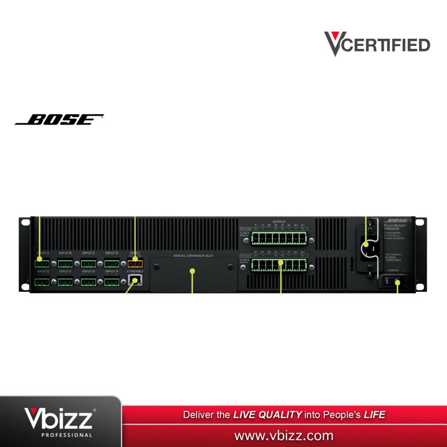 Bose PowerMatch PM4250 4x250W Mixer Amplifier for Superior Audio