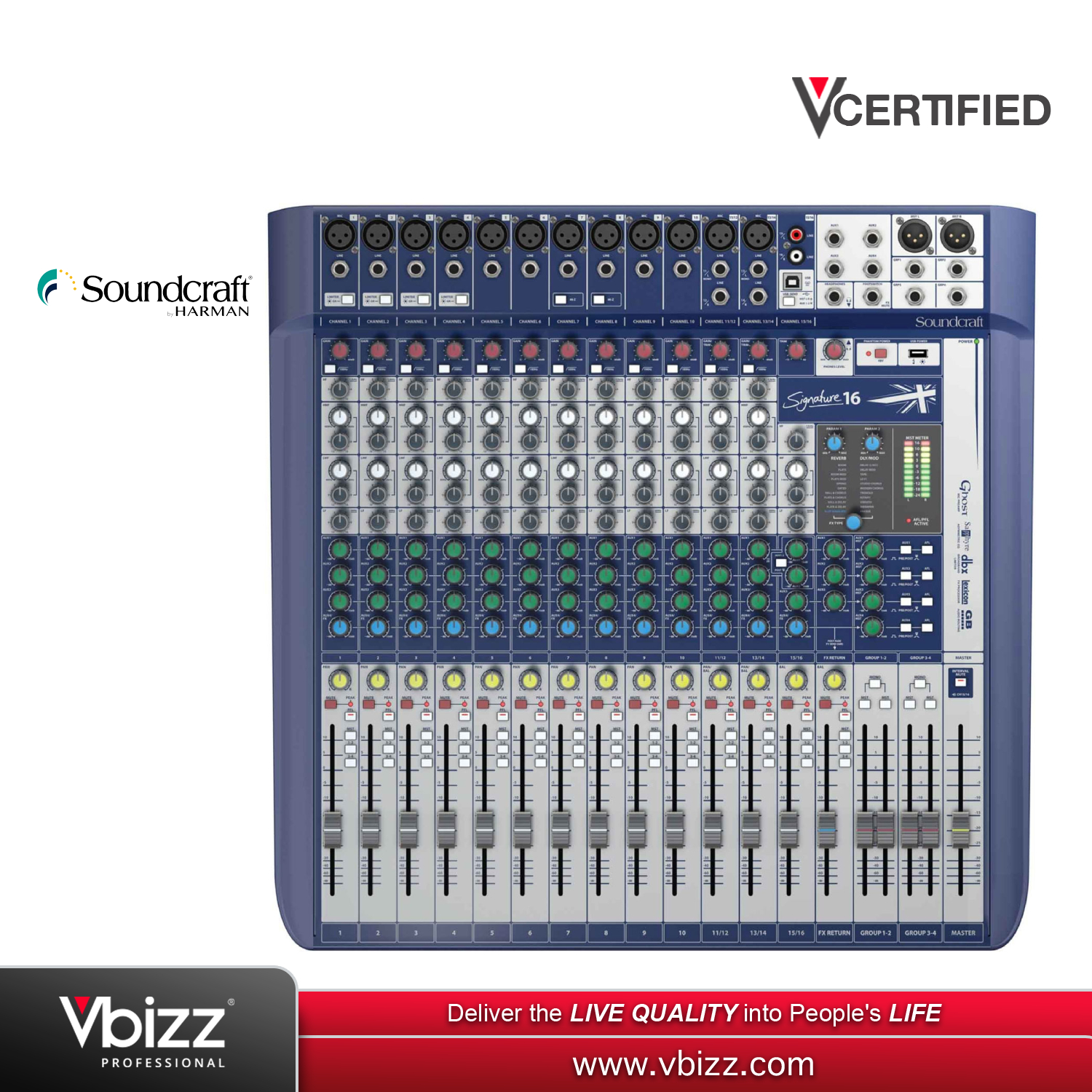 Soundcraft Signature 16 ミキサー （Used Soundcraft Signature