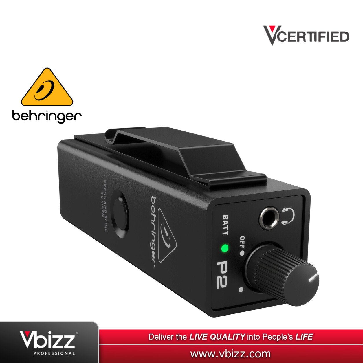 Behringer Powerplay P2 Ultra-Compact Personal In-Ear Monitor