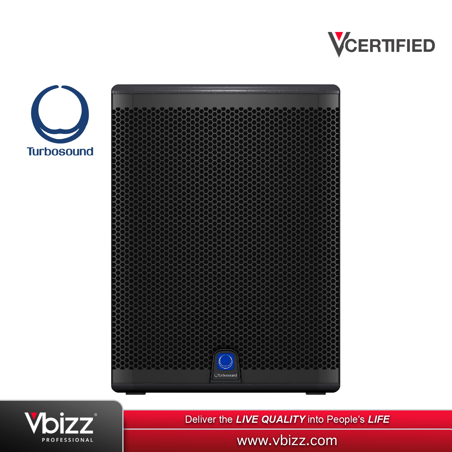 Turbosound IQ15B 15“ 3000W Powered Subwoofer PA SYSTEM MALAYSIA