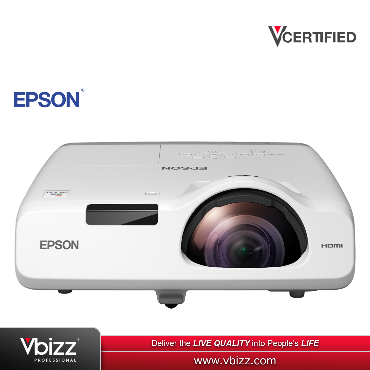 Epson EB 535W Short Throw WXGA Projector for Classrooms & Meeting