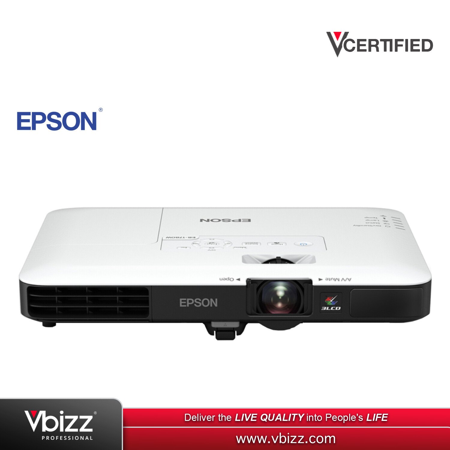 EPSON プロジェクター EB-1785W 3,200lm WXGA 1.8kg EPSON EB-1785W [液晶プロジェクタ（3200lm・VGA〜UXGA）] 新生活