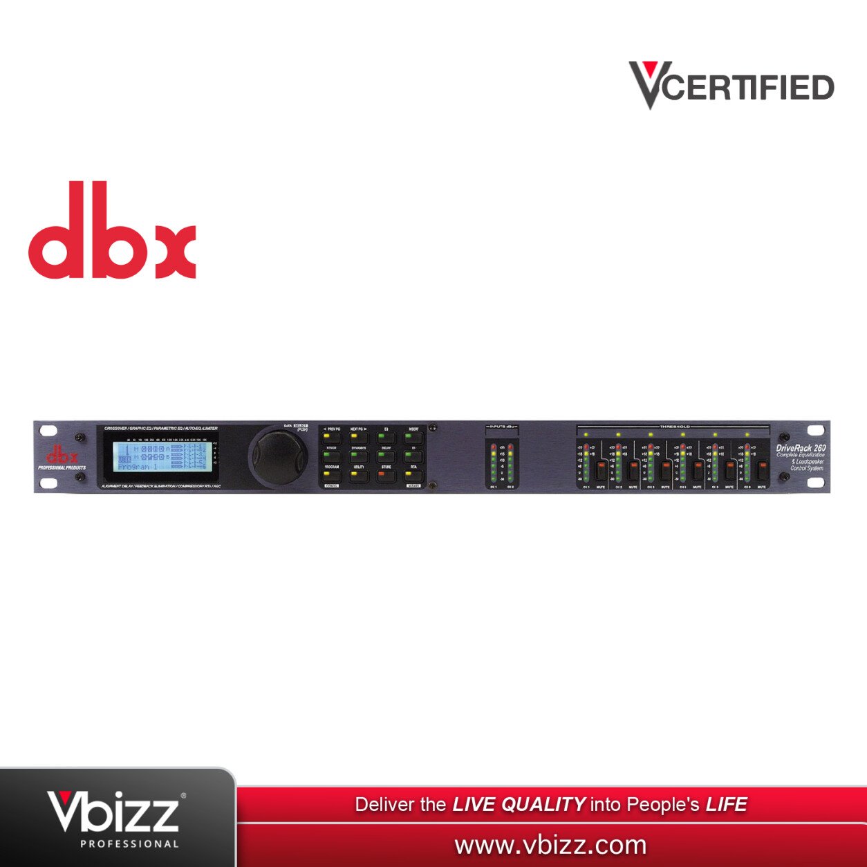 0 DriveRack dbx Loudspeaker DBX Management Driverack I⁄O 2x6 com 