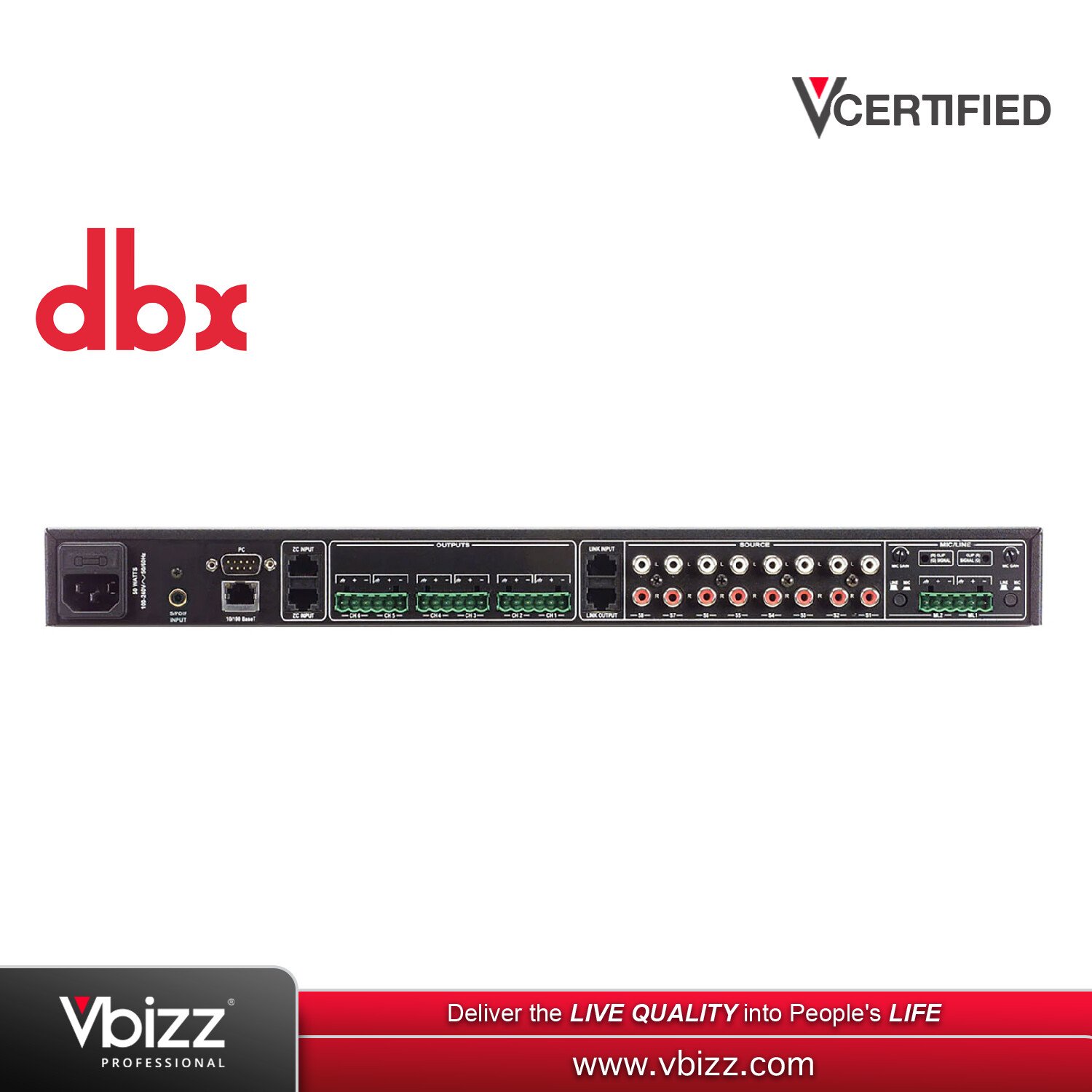 Dbx zonepro hot sale 1260