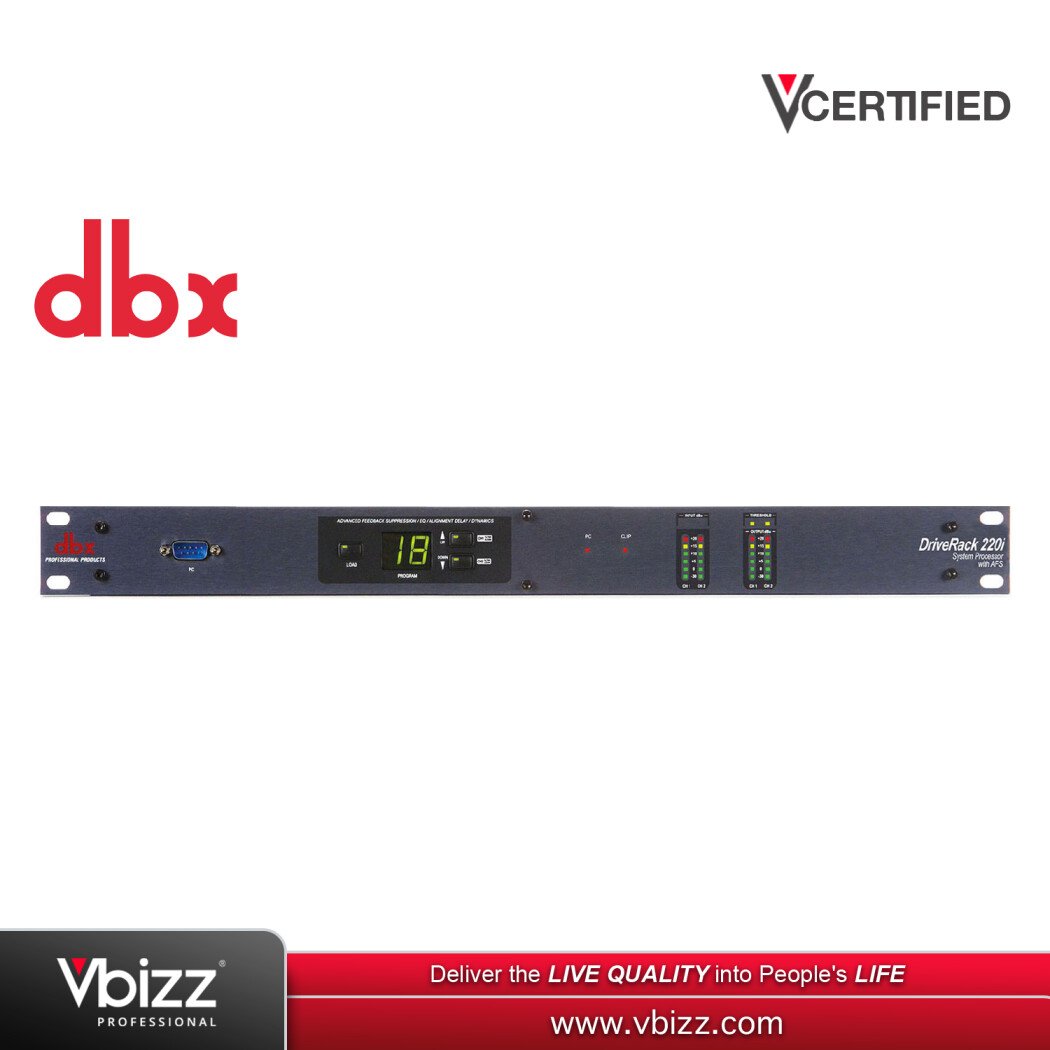 dbx DriveRack PX Powered Speaker Sound output multiprocessor