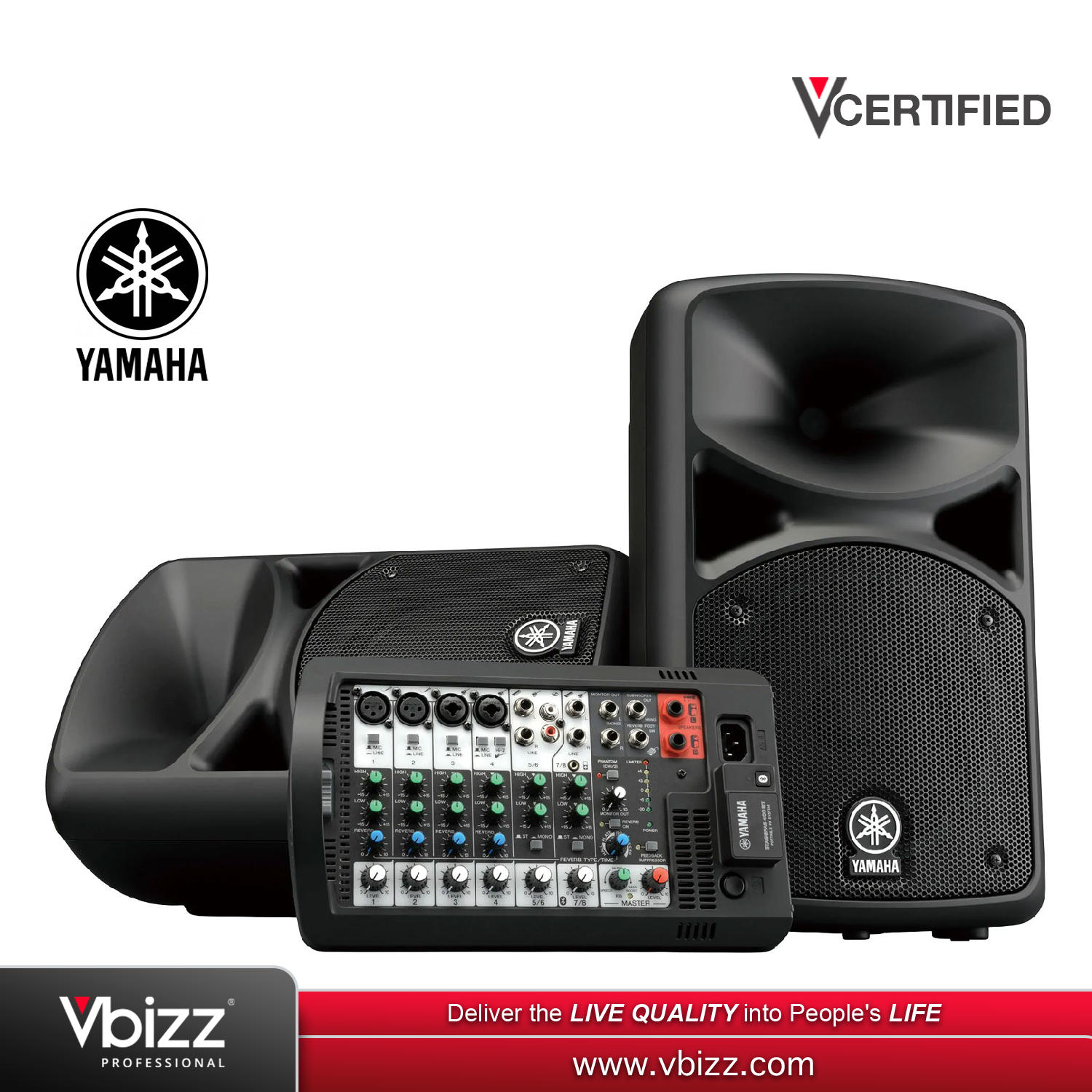 Yamaha Stagepas 400BT 360W Portable PA System PA SYSTEM MALAYSIA