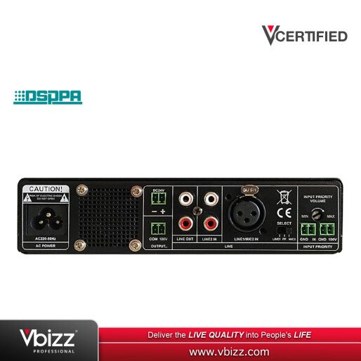 DSPPA MP9306D 60W Mixer Amplifier for Compact and Clear